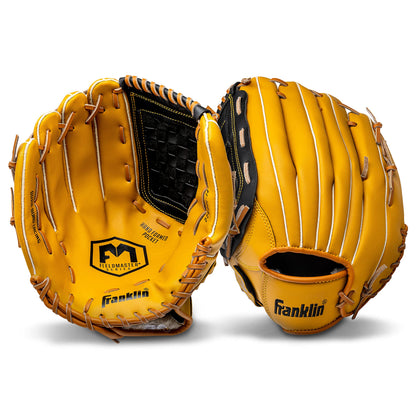 Franklin Sports Baseball and Softball Glove - Field Master - Baseball and Softball Mitt