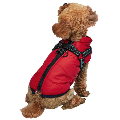 Thickened Dog Clothes Waterproof Warm Pet Jacket