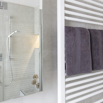 ALCLEAR set of terry hand towels, range of soft and highly absorbent towels, OEKOTEX 100 certified, 5 colours & 5 sizes, colour: ANTHRACITE