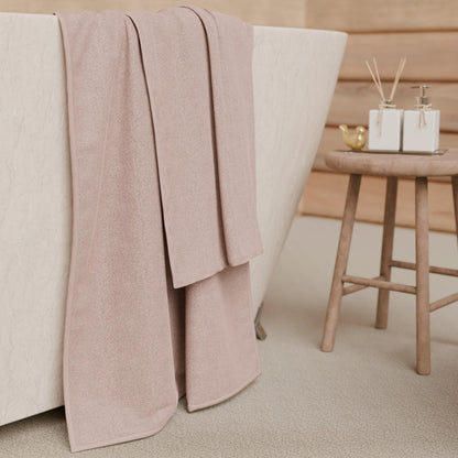 PETTI Artigiani Italiani - 100% Cotton Terry Bath Towels, 2+2 Towel Set, 4 Pieces 2 Face Towels and 2 Hand Towels, Powder Towels