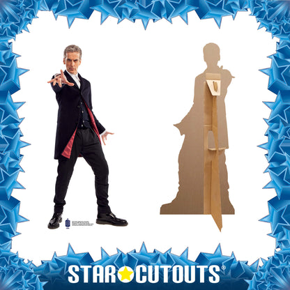 SC914 Peter Capaldi Doctor STAR MINI Cardboard Cut Out Height 95cm