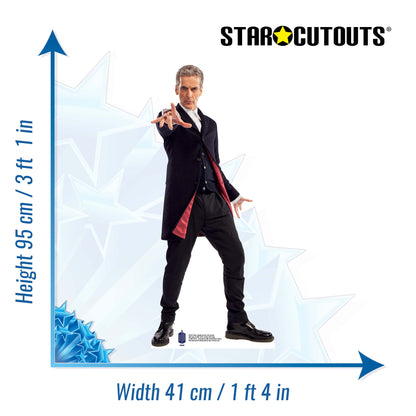 SC914 Peter Capaldi Doctor STAR MINI Cardboard Cut Out Height 95cm