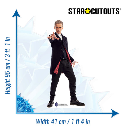 SC914 Peter Capaldi Doctor STAR MINI Cardboard Cut Out Height 95cm