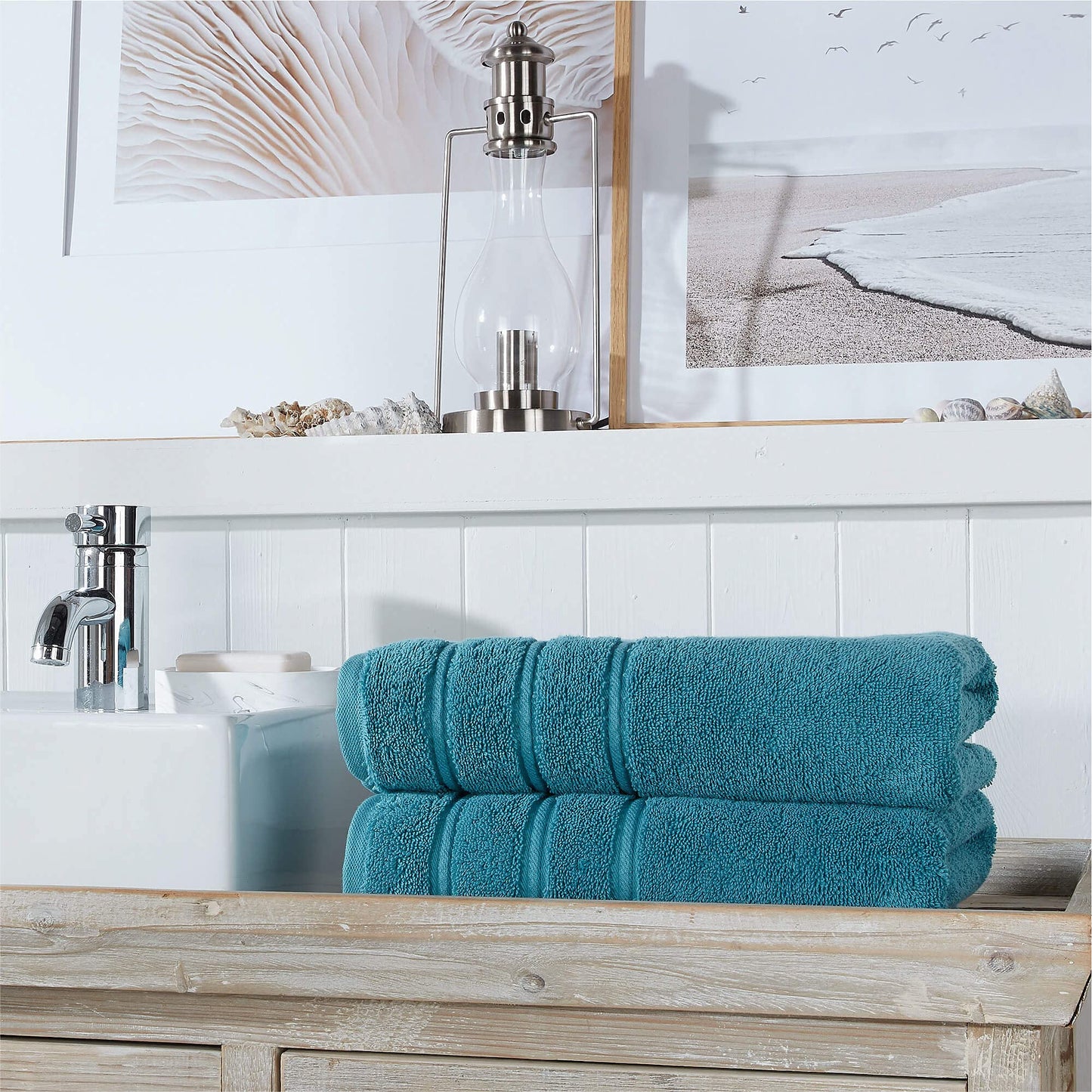 Christy Antalya Bath Sheets Set | 4 Piece | 100% Turkish Cotton | 600GSM | Soft Plush Luxury Towel Set | 2 Bath Sheets 2 Hand Towels | Quick Dry