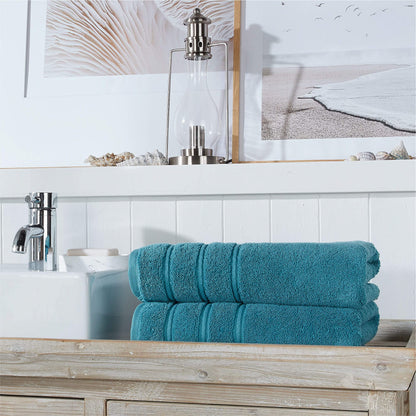Christy Antalya Bath Sheets Set | 4 Piece | 100% Turkish Cotton | 600GSM | Soft Plush Luxury Towel Set | 2 Bath Sheets 2 Hand Towels | Quick Dry