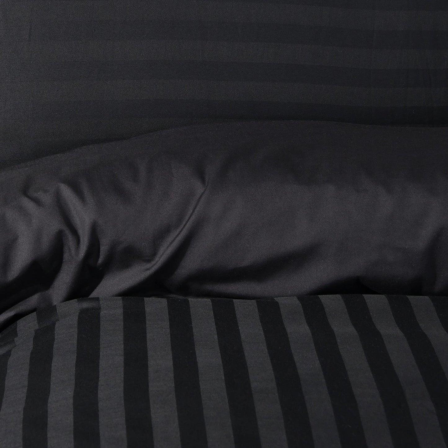 Sleepdown Duvet Cover Set, Black, Double