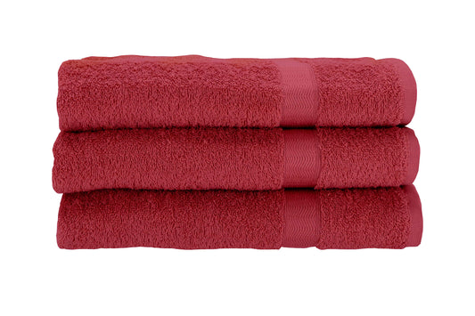 Gabel Bordeaux Pure Cotton Hydrophilic Hand Towels 60 x 100 cm Pack of 3