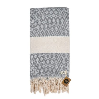 KZY LONDON Beach Towel - 180 x 100 Extra Large Turkish Beach Towels for Camping, Swimming, Bath, Gym, Picnic - Quick Dry, Super Absorbent
