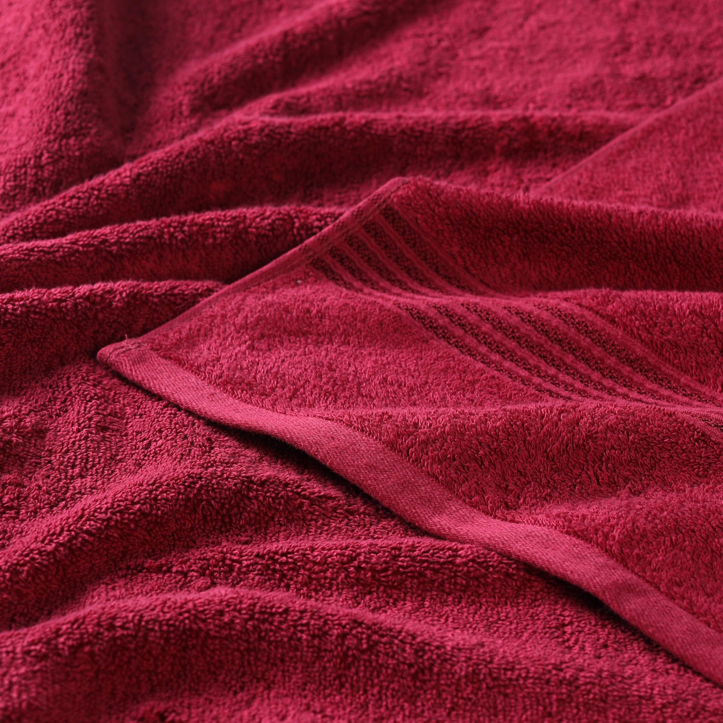 Superior Towel, Cotton, Burgundy, 3PC Set