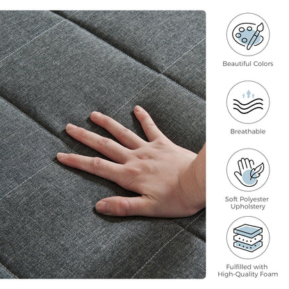Inofia Folding Mattress Cover, Foldable Mattress Storage Bag, Sofa Bed Cover,Durable Carry Case Fits for 15cm King Tri Folding