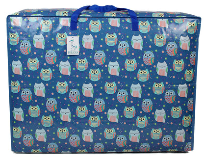 Storage Bags, 115 ltr 1x Pack, Sleepy Owls print