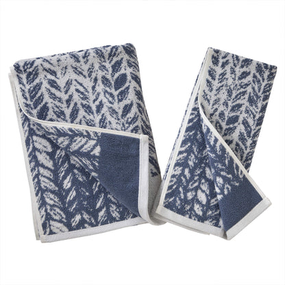 SKL Home Bath Towel, Cotton, Denim, 28x54
