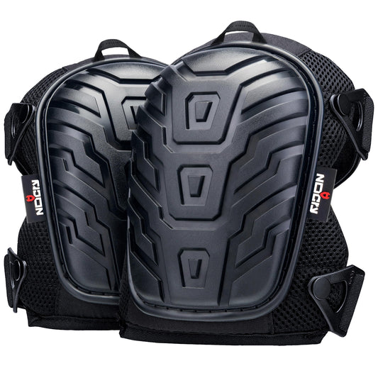 NoCry Professional Knee Pads for Work, with Heavy Duty Foam Padding and Comfortable Gel Cushion, Strong Double Straps and Adjustable Easy-Fix Clips,