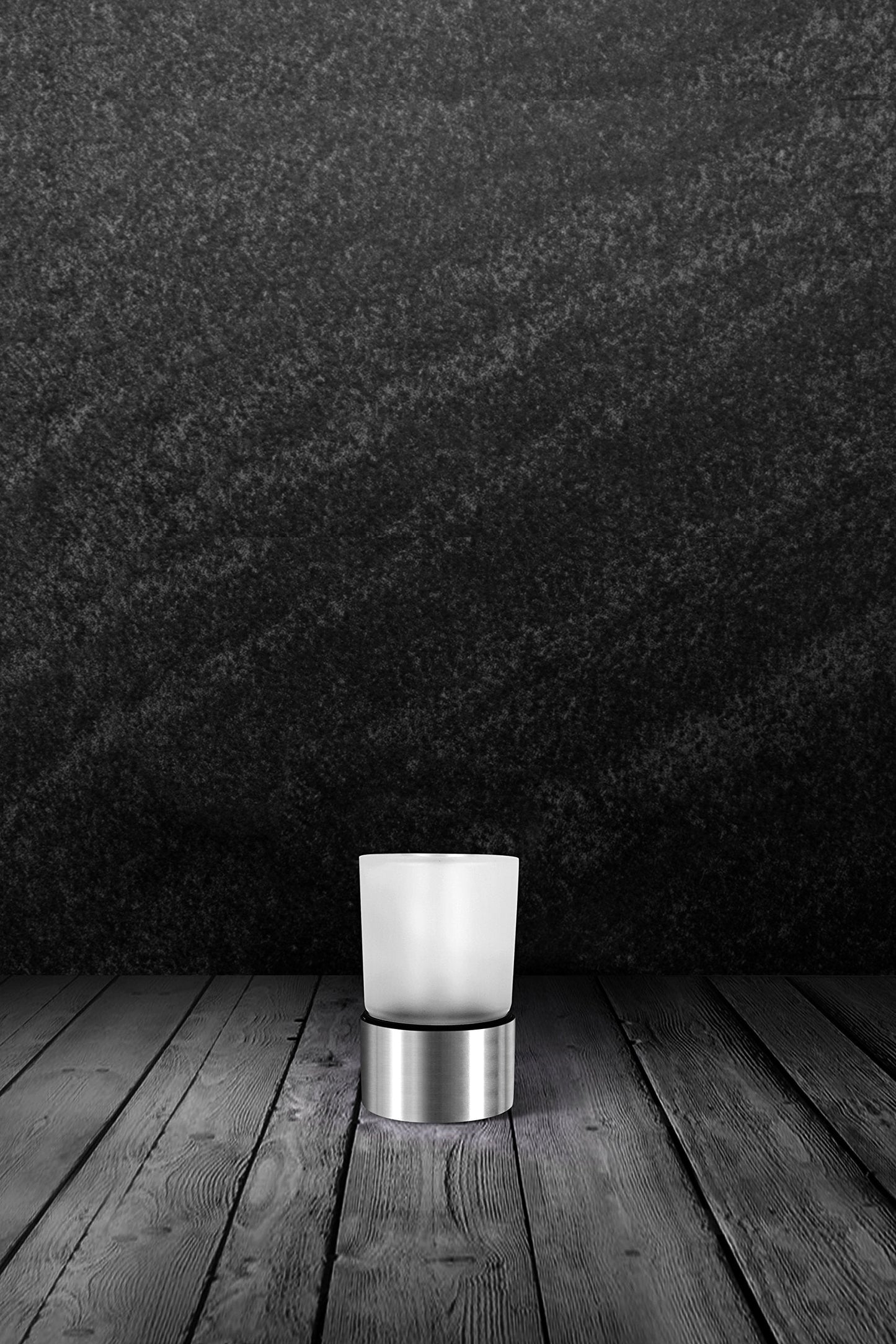 Ambrosya® | Exclusive Toothbrush Holder made of Stainless Steel | Bathroom Mug Glass Holder Mount Toilet Toothbrush Toothpaste Mug