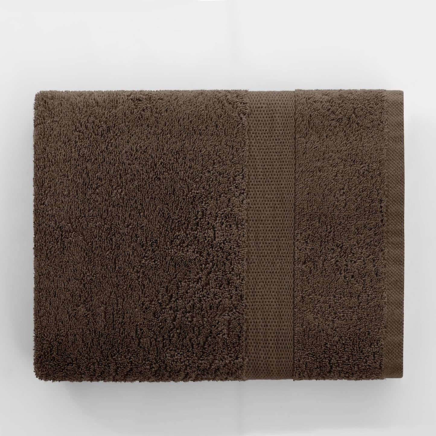 DecoKing Set of 4 Cotton Quality 525 g/m² 2 Hand Towels 50 x 100 cm and 2 Bath Towels 70 x 140 cm Brown Nut Brown Absorbent Marina