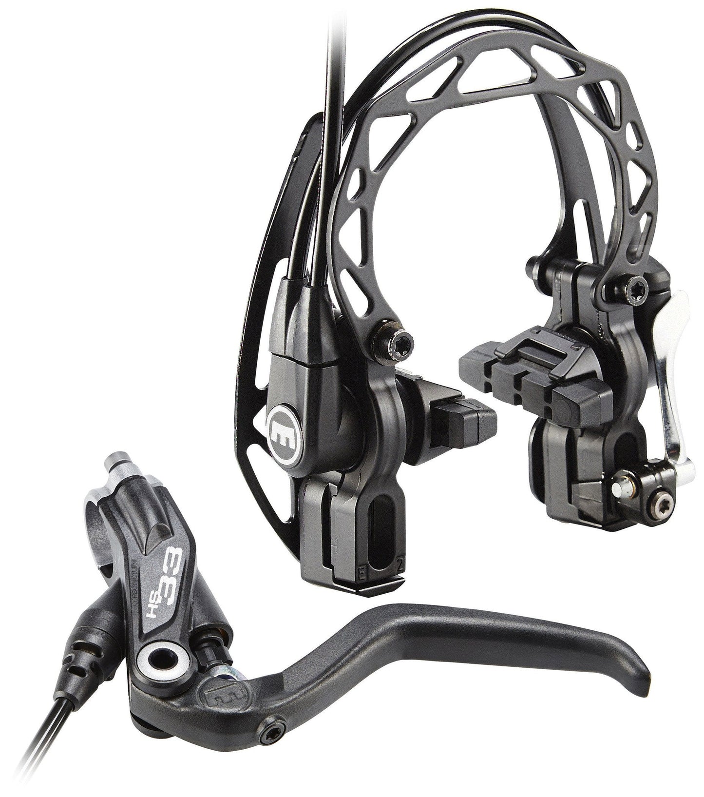 Magura Hs33 R Bike, Unisex, Black, 4-Finger Hebel