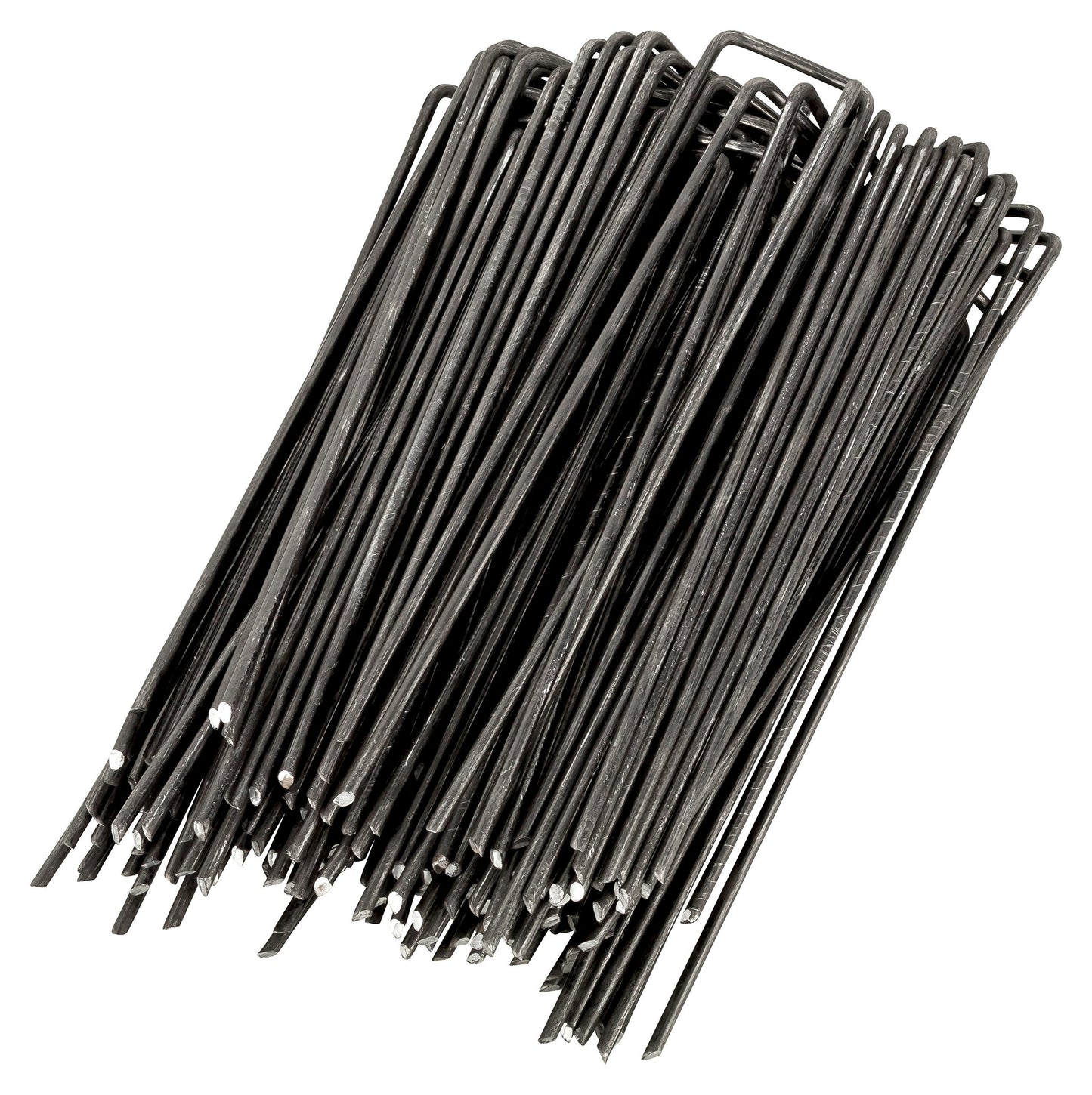 WUNDERGARDEN Pack of 300 x 6''/150mm 11 Gauge U-shaped multi-purpose steel Garden Securing Pegs - Ideal for securing weed fabric, landscape fabric,