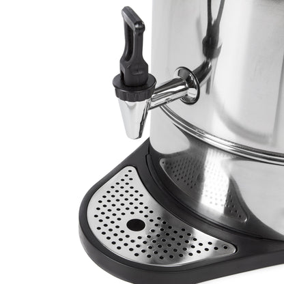 Swan SWU10L Catering Urn with Automatic Temperature Control, Drip Tray, 10L, 1600W, Stainless Steel, Silver