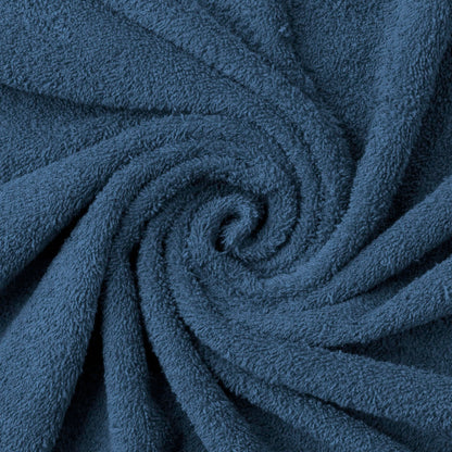 Todocama - Set of 12 Hand Towels (30x30 cm) 100% Soft and Absorbent Cotton, 550 gsm Premium, (Navy Blue)