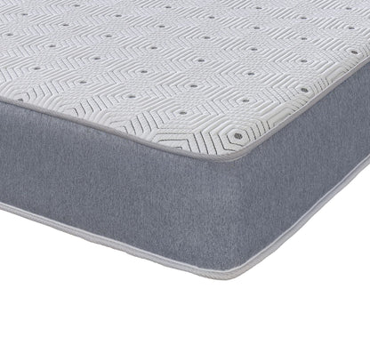 The eXtreme Comfort Ltd Small Double Grey Vapour Pod Memory Fibre Sprung Mattress. Spring Small Double Mattress With Memory Fibre Layer