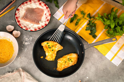 KUHN RIKON Allround Oven-Safe Induction Non-Stick Frying Pan, 28 cm, Stainless Steel, Silver