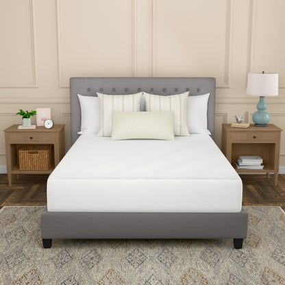 Sealy Complete Protection Mattress Protector- Queen Size Stain Protection Waterproof Machine Washable Cover