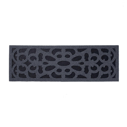 Nicoman Narrow Doormat Victorian Style Step Door Mat Barrier Eco-Friendly Absorbent Heavy Duty Dirt Scraper Watertight For Indoor Outdoor Garden Shed