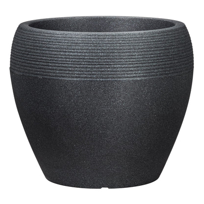 Scheurich Plant Pot, Black Granit, ? 40 cm, H?he 33 cm