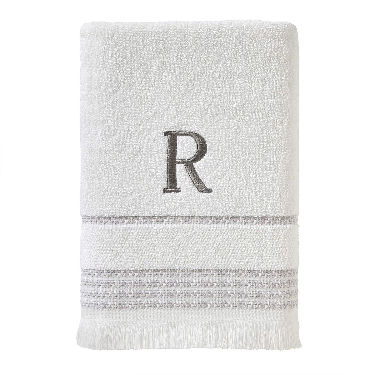 SKL Home Bath Towel, R, Cotton, White, 28x54