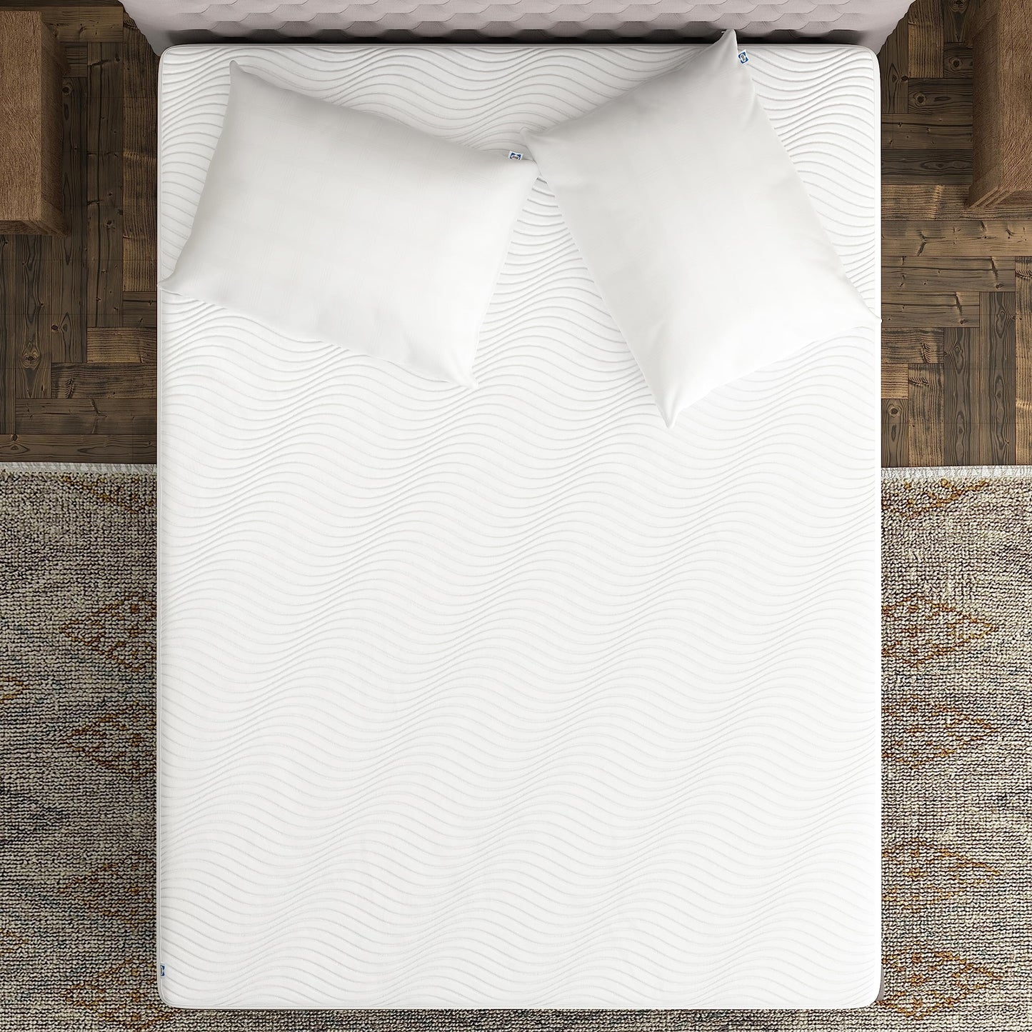 Sealy Complete Protection Mattress Protector- Queen Size Stain Protection Waterproof Machine Washable Cover