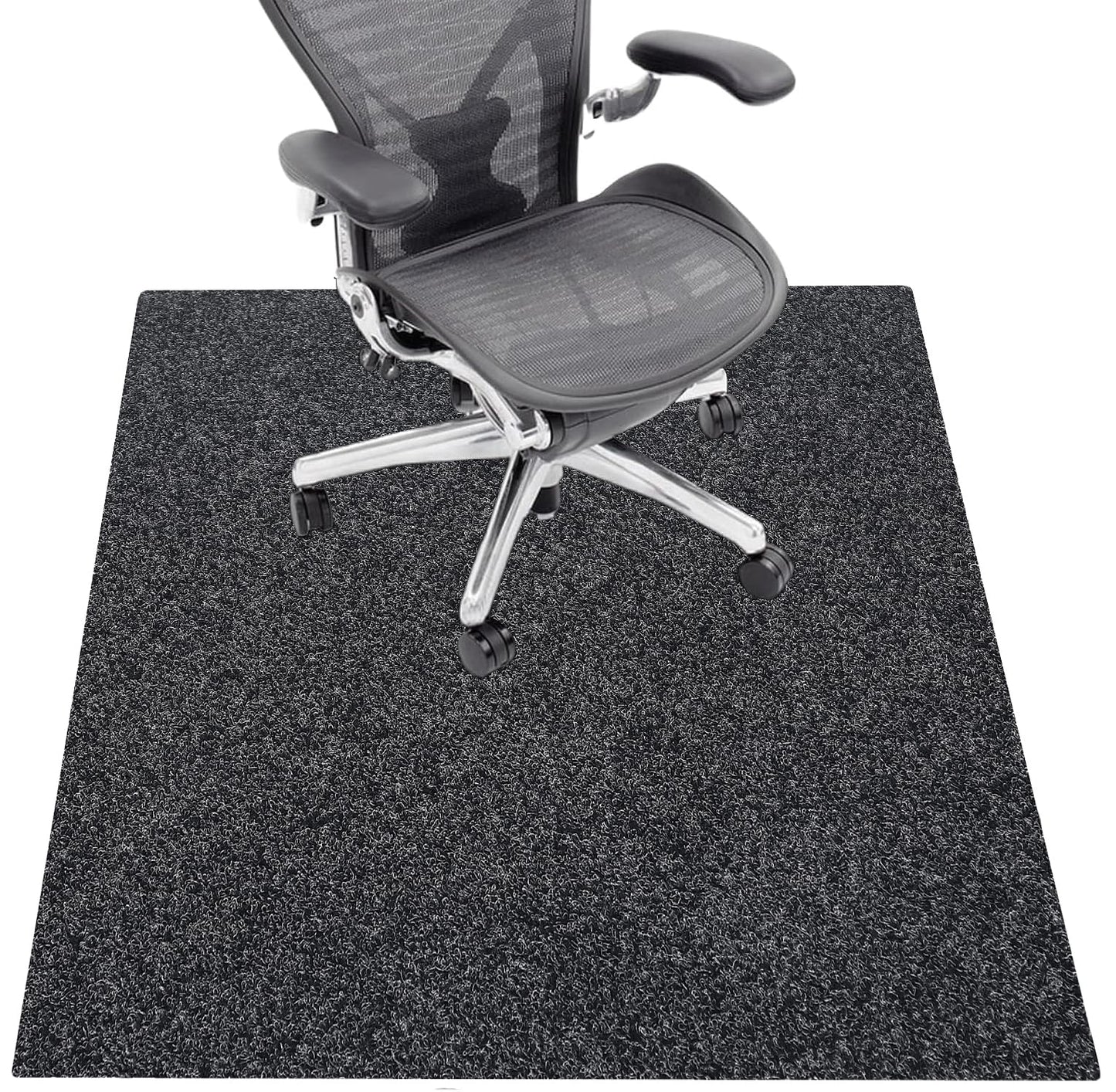 Office Chair Mat for Hardwood Floor,120x90cm Rectangular Desk Chair Floor Protector Mat Rug for Gaming Rolling Chair
