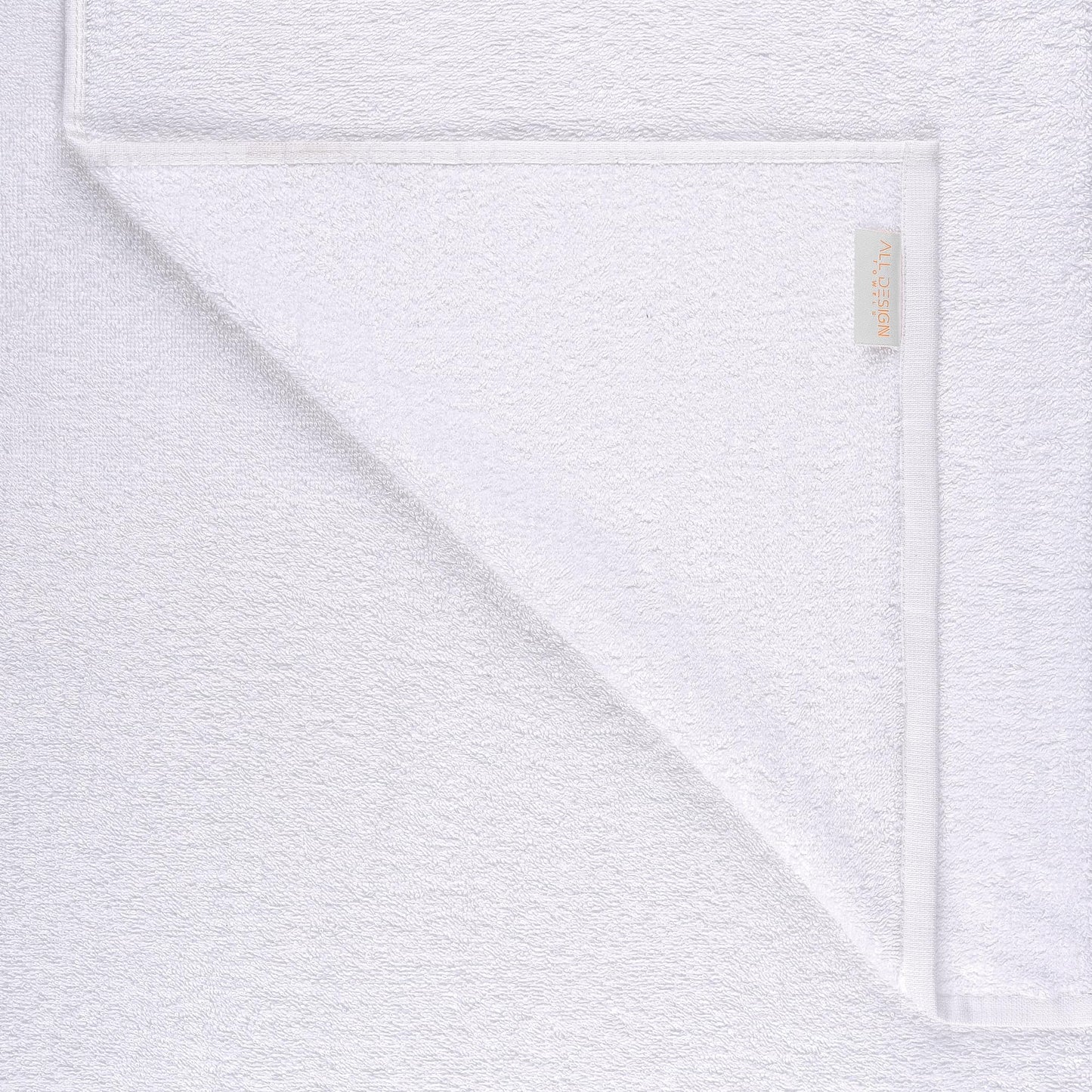 Quick-Dry 4 Pieces White Hand Towels - Highly Absorbent 100% Turkish Cotton - Perfect Lightweight Towel for Bathroom, Kitchen, Guests, Pool, Gym