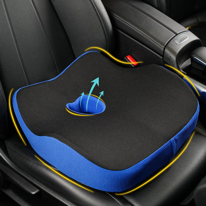 Allaboutsla Car Seat Cushion for Driving, Car Seat Pillow for Short Drivers