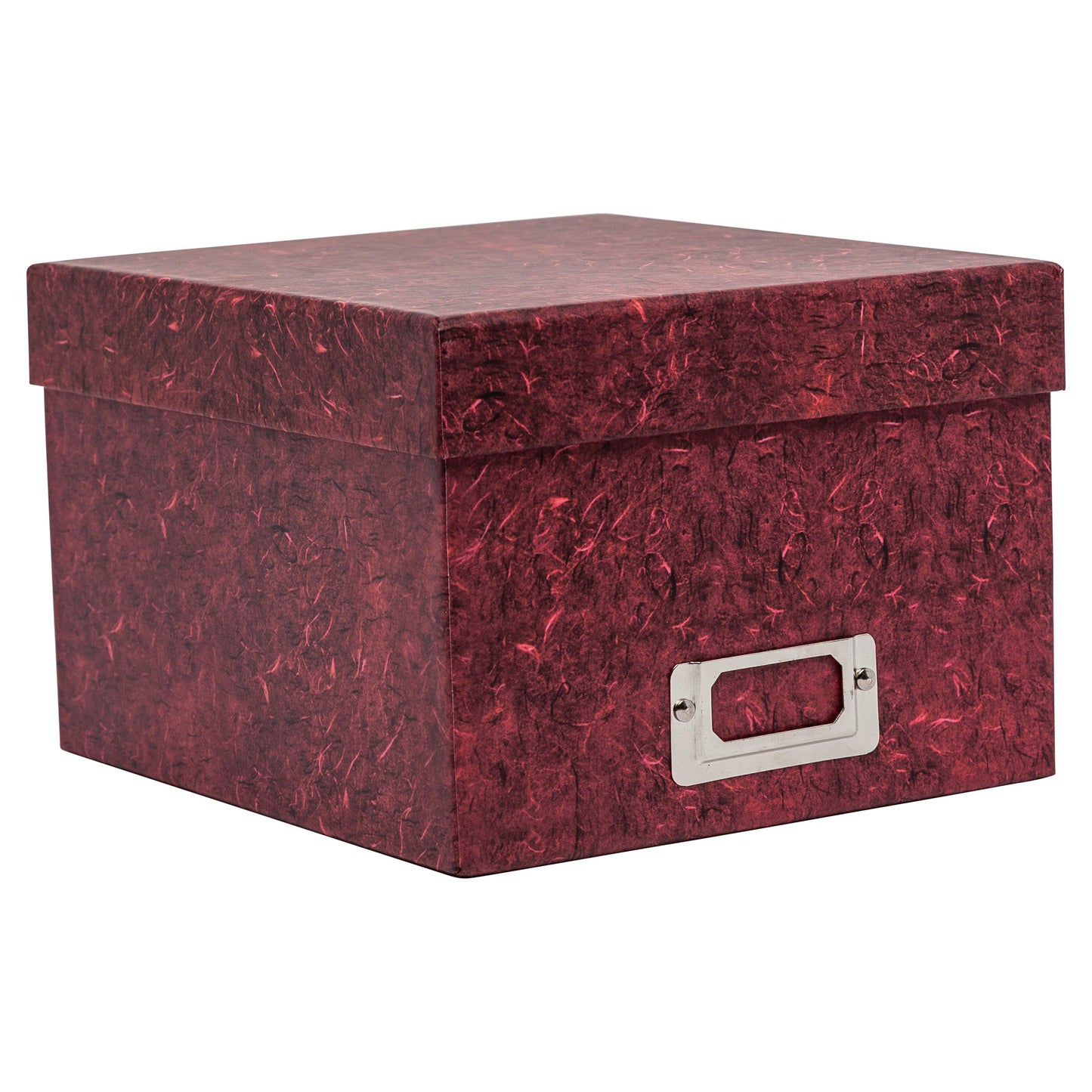 Hampton Frames | Photo Storage Box | 700 Capacity, 5x7 Inch, Red, Rectangular | Acid & Lignin Free, Stackable, Divider Cards
