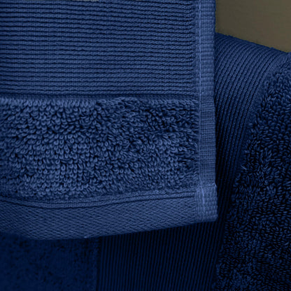 Catherine Lansfield Anti Bacterial Soft & Absorbent Cotton Hand Towel Navy Blue