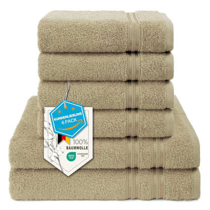 Hammetex Bathrobe 100% Cotton Unisex for Men and Women Quality 400 g/m² Quality Soft Absorbent Terry Towelling Bathrobe for Couples with Pockets