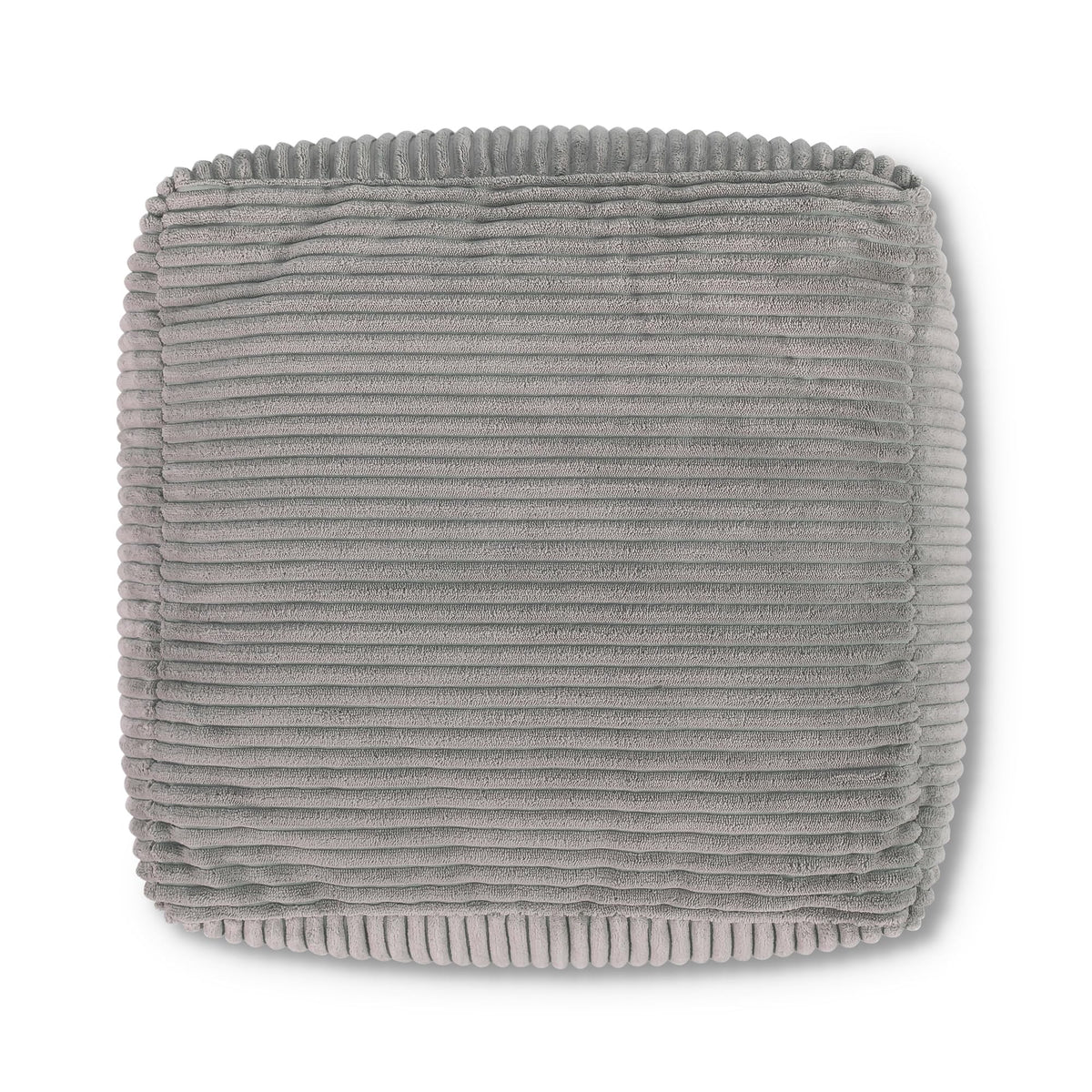 icon Amara Small Cord Bean Bag Footstool with Filling Included, Grey