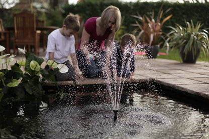 Blagdon Midipond High Performance Pond Pump to Run Fountains, Waterfalls & Filters, 5 Fountain Heads, Adjustable Extension Pipes, Fittings Included,