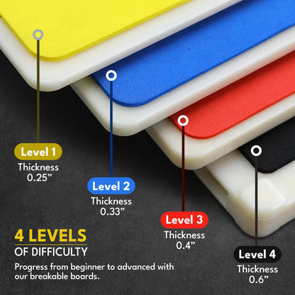 STRIKEXFORCE Rebreakable Punching Boards, Taekwondo Karate and Martial Arts Board, Karate Breaking Board for Kids and Adults, Boxing Equipment and