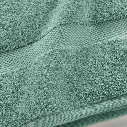 douceur d'intérieur, Elegance Celadon Bath Towel (70 x 130 cm) 100% Cotton Plain
