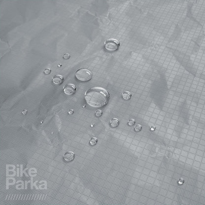 BikeParka STASH Waterproof Bicycle Cover - PAVEMENT Grey