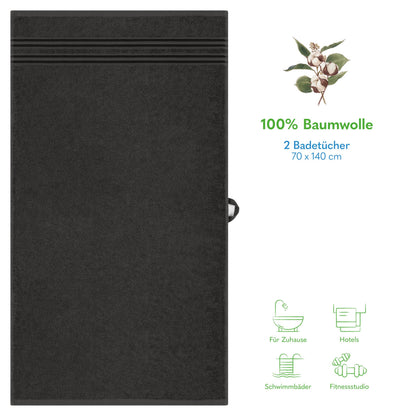 Hammetex Bathrobe 100% Cotton Unisex for Men and Women Quality 400 g/m² Quality Soft Absorbent Terry Towelling Bathrobe for Couples with Pockets