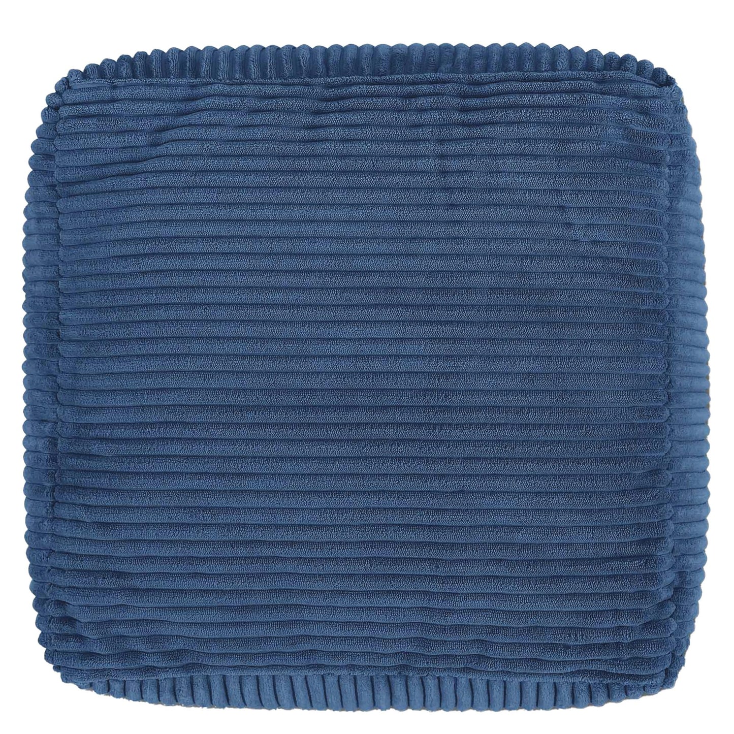 icon Amara Small Cord Bean Bag Footstool with Filling Included, Blue