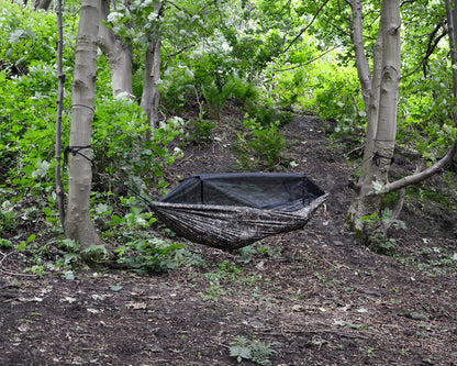 DD Hammocks Frontline Hammock - MC: Lightweight Camouflage Jungle Hammock With Mosquito Net For Camping And Hiking