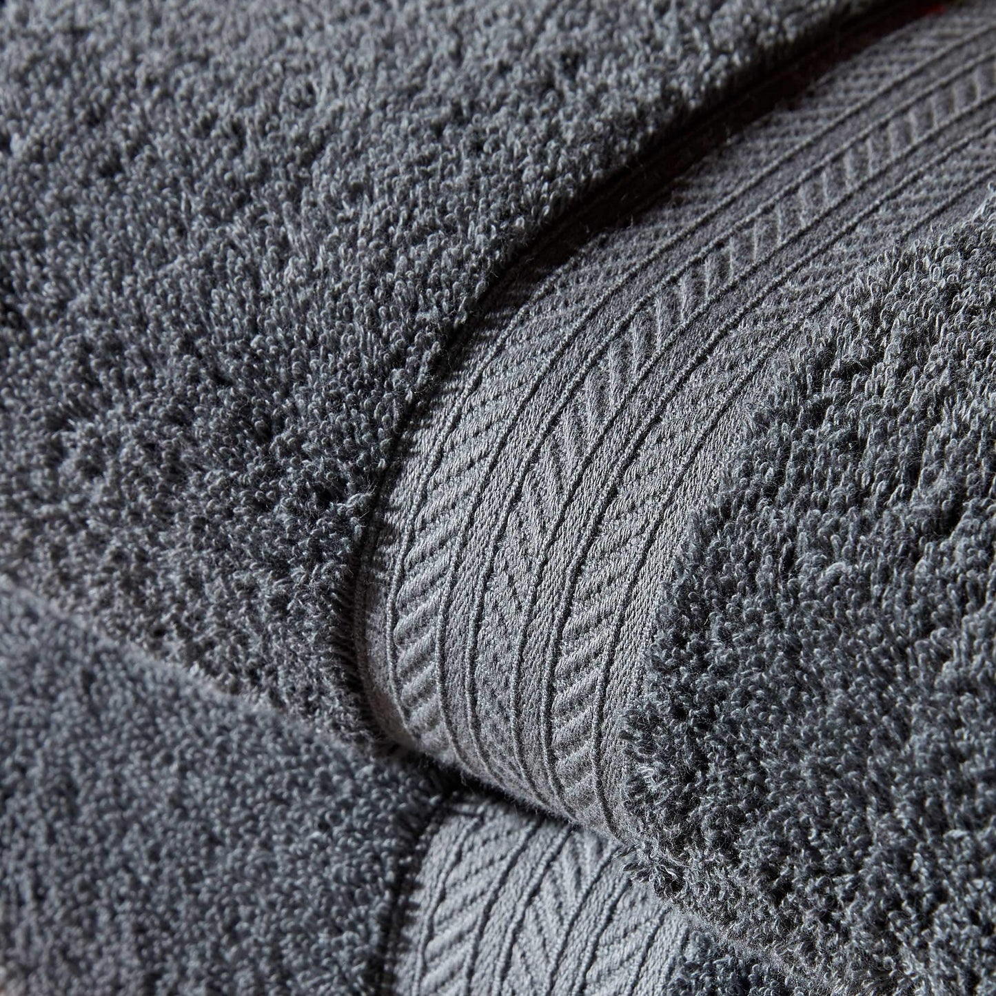 Christy Renaissance 2 Bath Towels Set | Ash Grey | 100% Egyptian Cotton Pile | Luxuriously Soft and Super Absorbent | 675 GSM