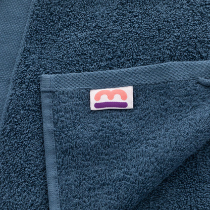 Todocama - Set of 12 Hand Towels (30x30 cm) 100% Soft and Absorbent Cotton, 550 gsm Premium, (Navy Blue)