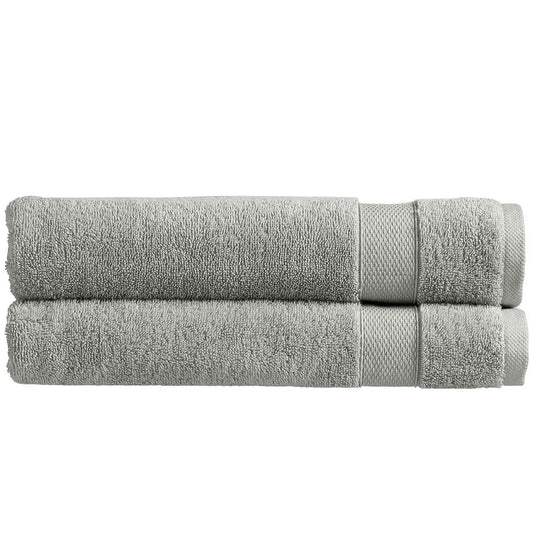 Christy Refresh Bathroom Towels | Set of 2 | Quick Dry | Gentle Pastel Tones | Soft Plush Large Bath Towels | Absorbent Shower Towels | 100% Cotton