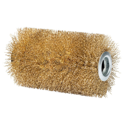 GLORIA Stone Brush PRO | Accessories for MultiBrush and PowerBrush | Clean Robust Paving Stones and Stone Slabs with a Wire Brush | 10 cm Diameter |