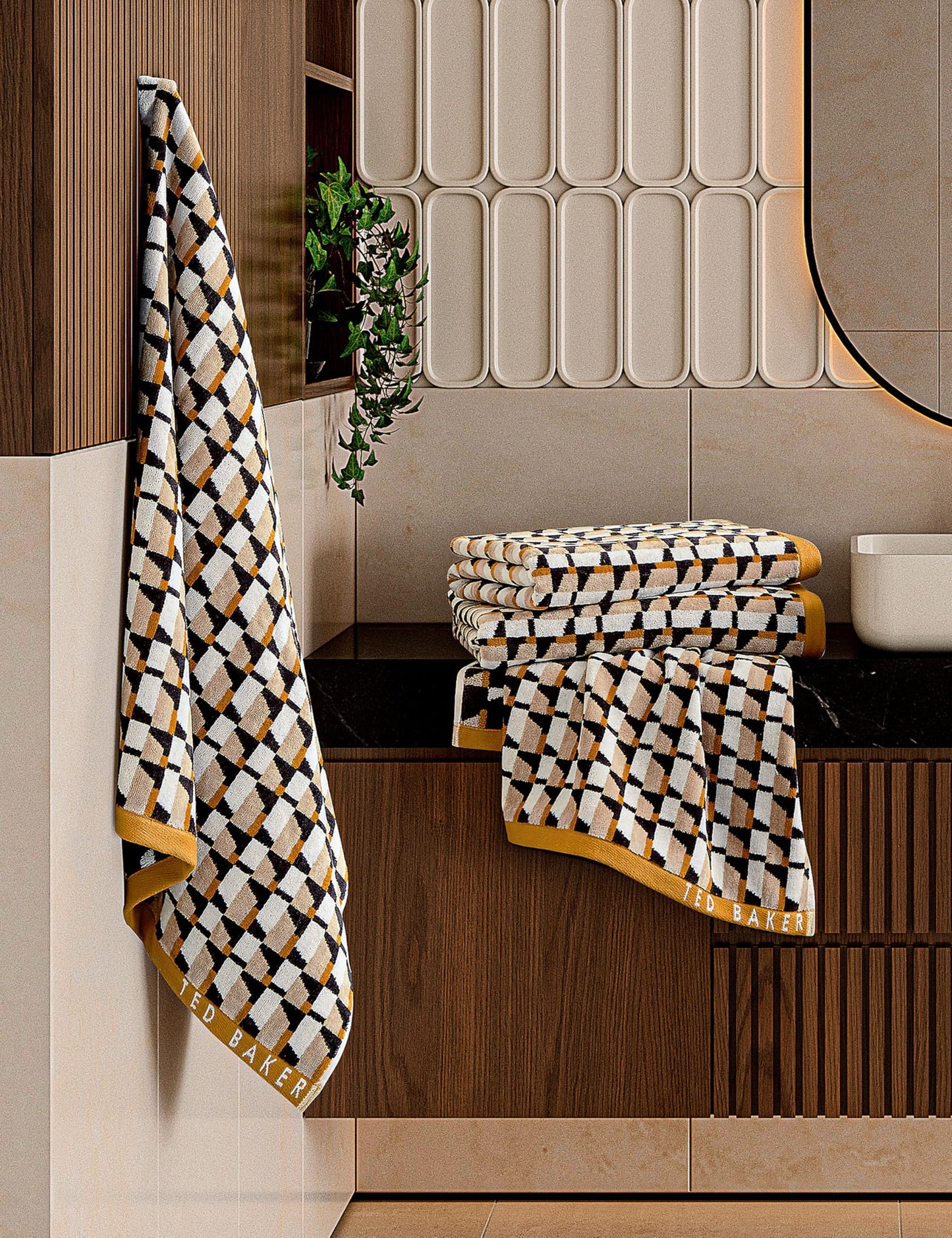 Ted Baker Rossi Towel Gold