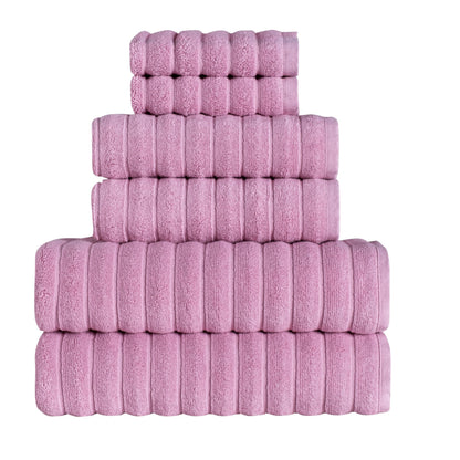Tedeman Cloud Collection 6-Piece Towel Set - Turkish Towels, 550 GSM Plush, Highly Absorbent, Hotel & Spa Quality